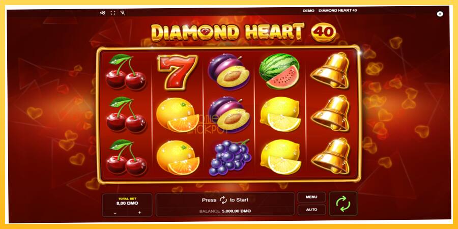 Игровой аппарат Diamond Heart 40 - игра на реальные деньги, картинка 1