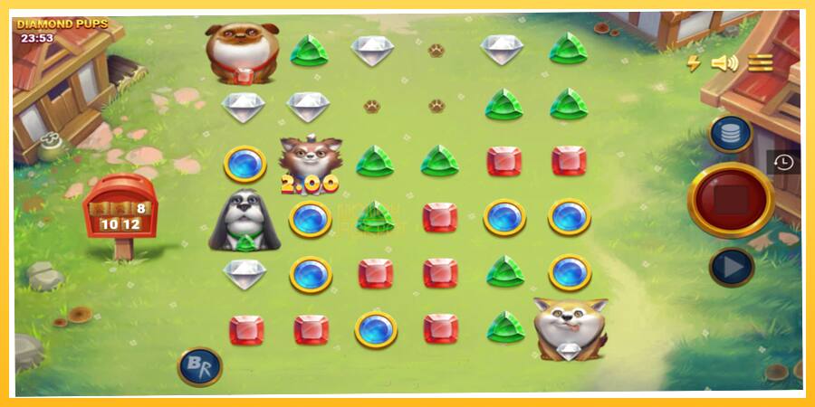 Игровой аппарат Diamond Pups - игра на реальные деньги, картинка 2