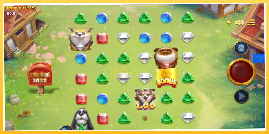 Игровой аппарат Diamond Pups - игра на реальные деньги, картинка 3