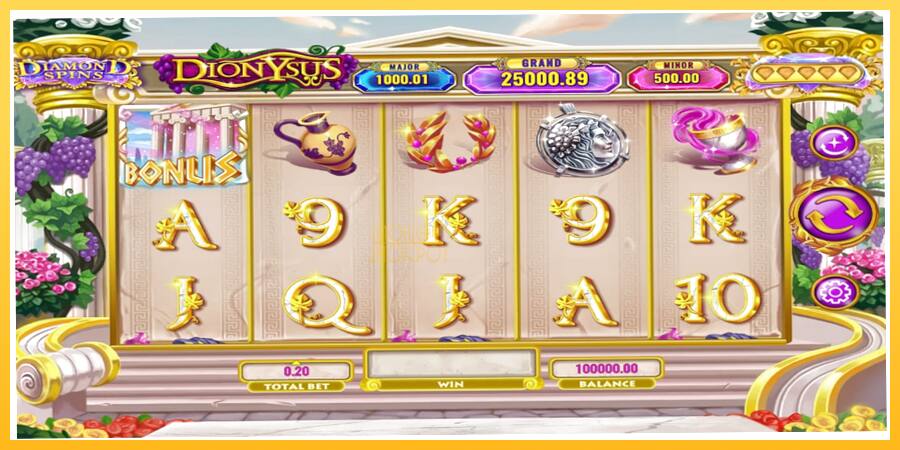 Игровой аппарат Diamond Spins Dionysus - игра на реальные деньги, картинка 1