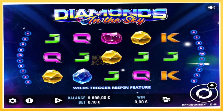 Игровой аппарат Diamonds In The Sky - игра на реальные деньги, картинка 1