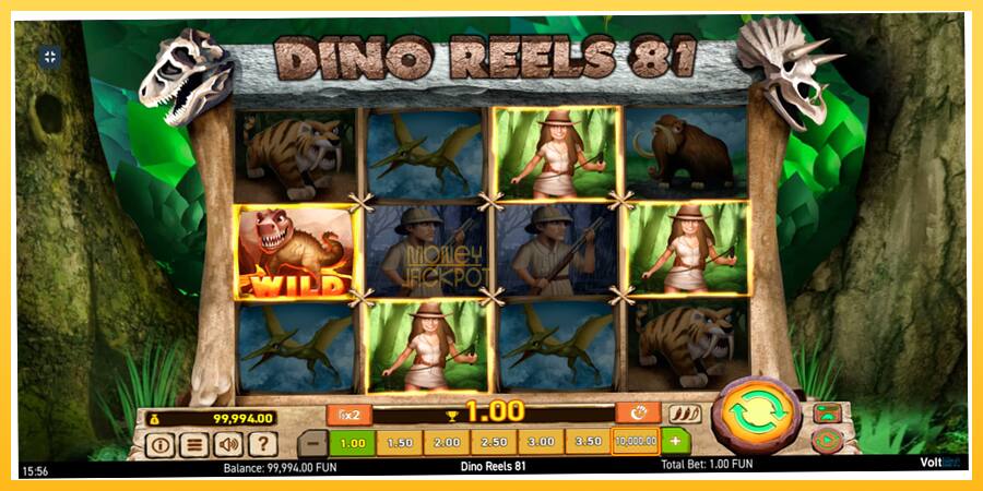 Игровой аппарат Dino Reels 81 - игра на реальные деньги, картинка 2