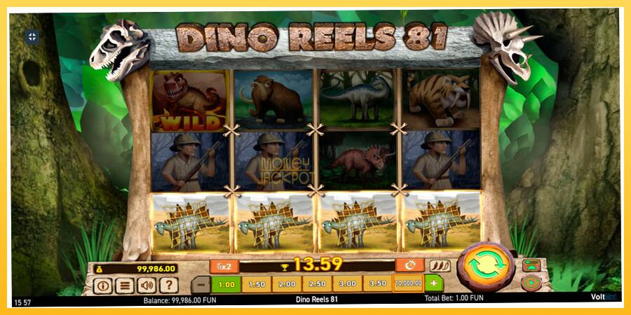 Игровой аппарат Dino Reels 81 - игра на реальные деньги, картинка 4