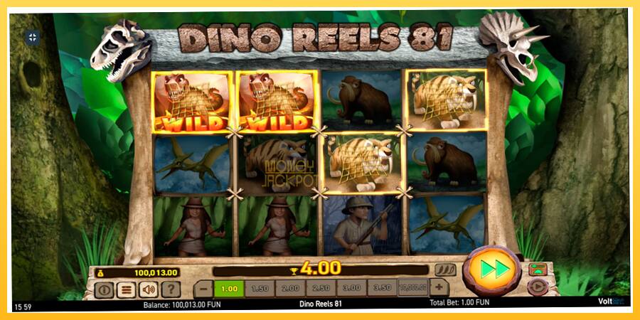 Игровой аппарат Dino Reels 81 - игра на реальные деньги, картинка 8