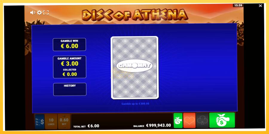 Игровой аппарат Disc of Athena - игра на реальные деньги, картинка 4