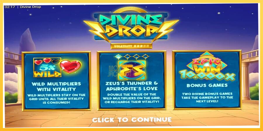 Игровой аппарат Divine Drop - игра на реальные деньги, картинка 1