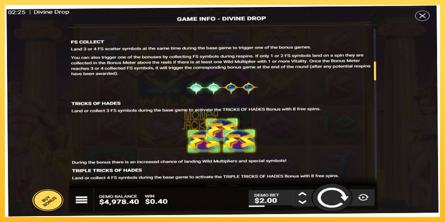 Игровой аппарат Divine Drop - игра на реальные деньги, картинка 5