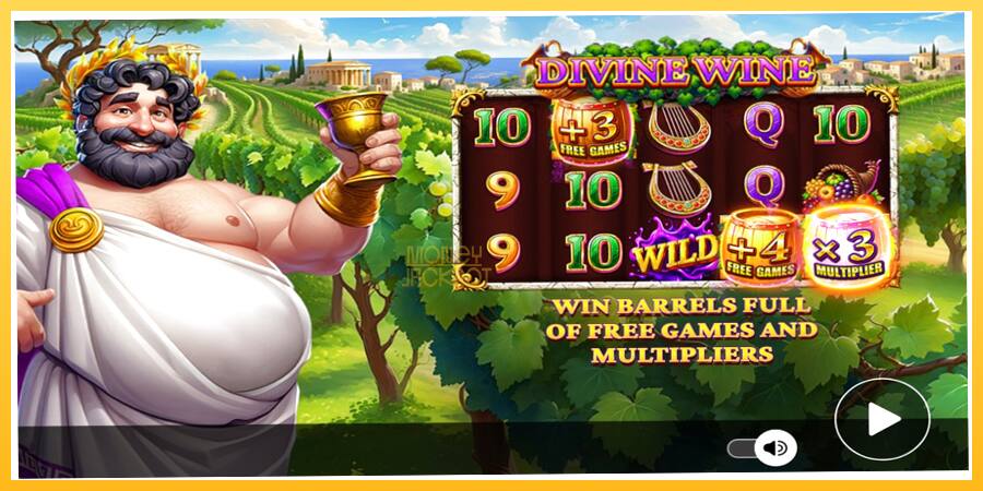 Игровой аппарат Divine Wine - игра на реальные деньги, картинка 1