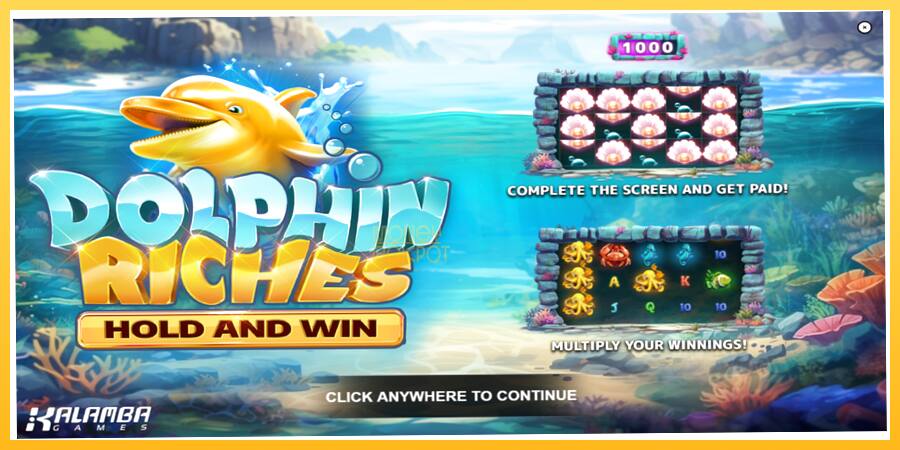 Игровой аппарат Dolphin Riches - игра на реальные деньги, картинка 1