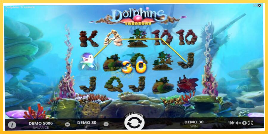 Игровой аппарат Dolphins Treasure - игра на реальные деньги, картинка 3