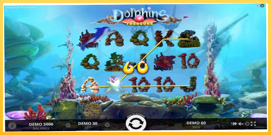 Игровой аппарат Dolphins Treasure - игра на реальные деньги, картинка 4