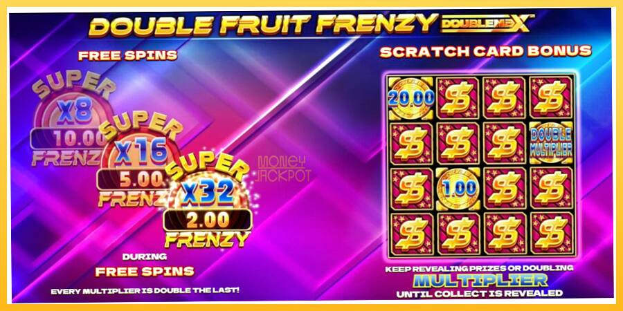 Игровой аппарат Double Fruit Frenzy DoubleMax - игра на реальные деньги, картинка 3