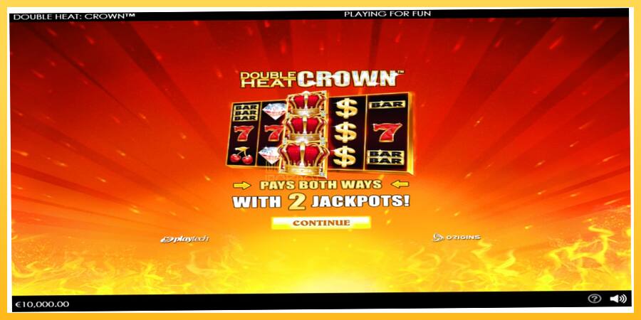 Игровой аппарат Double Heat: Crown - игра на реальные деньги, картинка 1