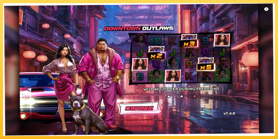 Игровой аппарат Downtown Outlaws - игра на реальные деньги, картинка 1