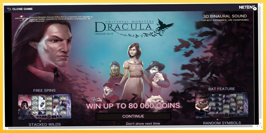 Игровой аппарат Dracula - игра на реальные деньги, картинка 1