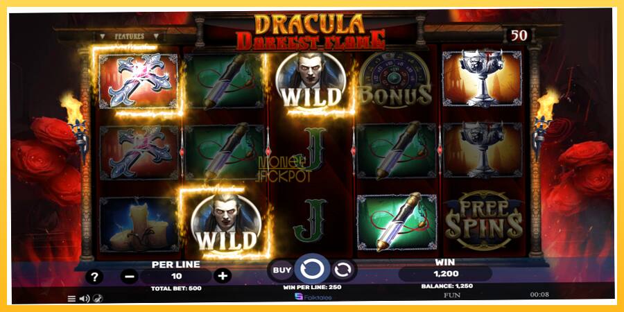 Игровой аппарат Dracula - Darkest Flame - игра на реальные деньги, картинка 4