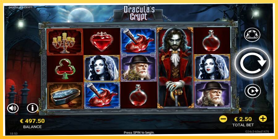 Игровой аппарат Draculas Crypt - игра на реальные деньги, картинка 2