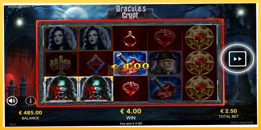 Игровой аппарат Draculas Crypt - игра на реальные деньги, картинка 3