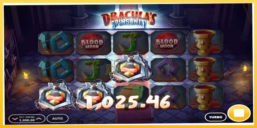 Игровой аппарат Draculas Spinsanity - игра на реальные деньги, картинка 2