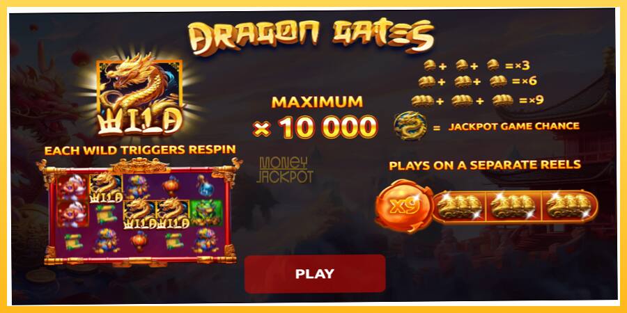 Игровой аппарат Dragon Gates - игра на реальные деньги, картинка 1