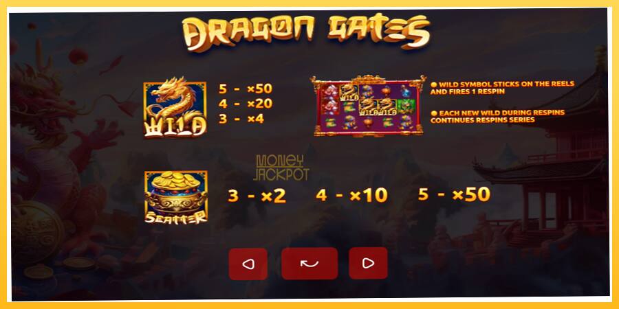 Игровой аппарат Dragon Gates - игра на реальные деньги, картинка 4