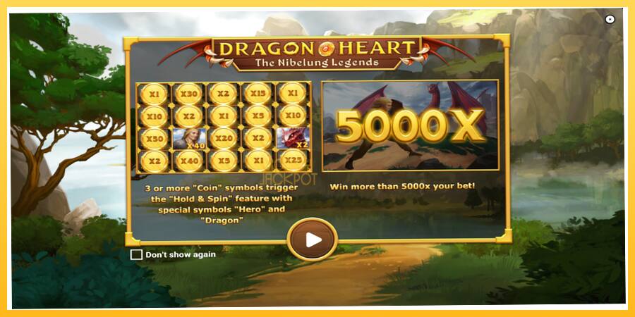 Игровой аппарат Dragon Heart - игра на реальные деньги, картинка 1