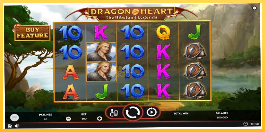 Игровой аппарат Dragon Heart - игра на реальные деньги, картинка 2