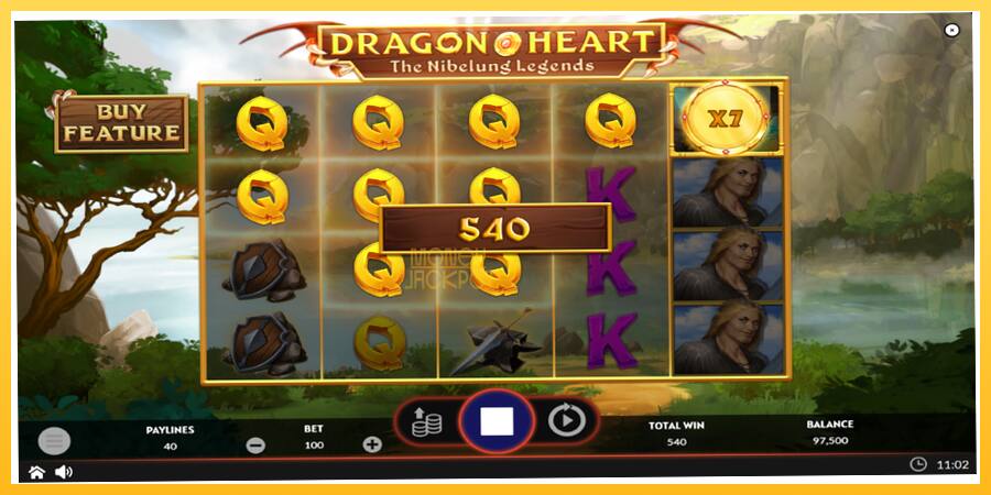 Игровой аппарат Dragon Heart - игра на реальные деньги, картинка 3