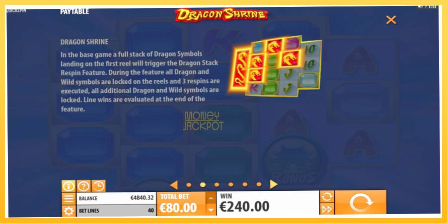 Игровой аппарат Dragon Shrine - игра на реальные деньги, картинка 4