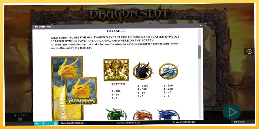 Игровой аппарат Dragon Slot - игра на реальные деньги, картинка 5