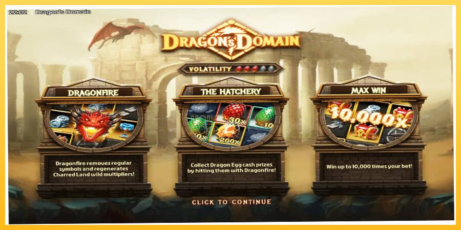 Игровой аппарат Dragons Domain - игра на реальные деньги, картинка 1