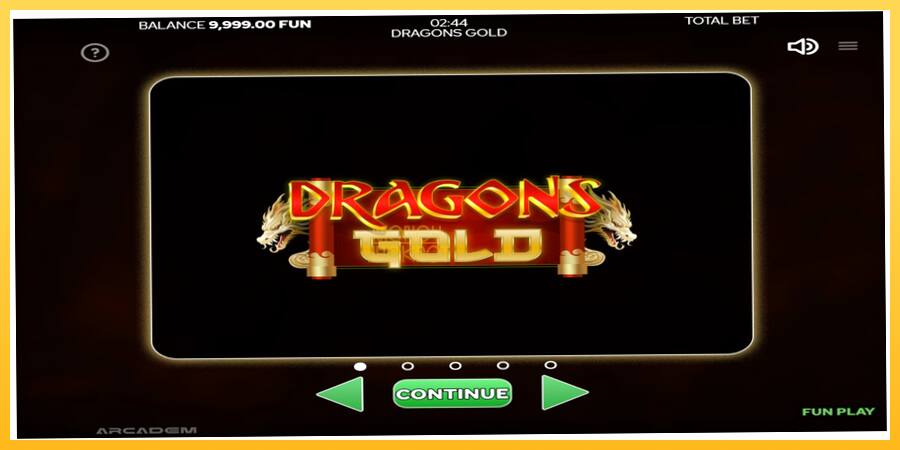 Игровой аппарат Dragons Gold - игра на реальные деньги, картинка 1