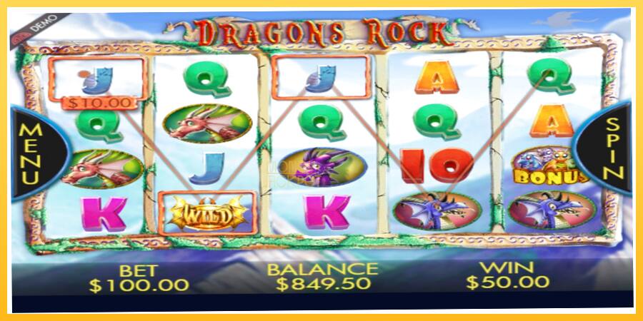 Игровой аппарат Dragons Rock - игра на реальные деньги, картинка 3