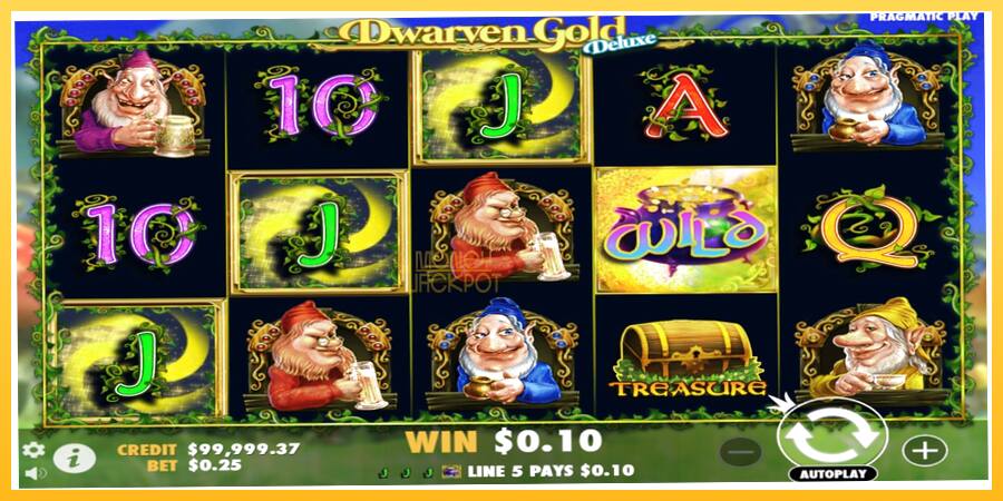 Игровой аппарат Dwarven Gold Deluxe - игра на реальные деньги, картинка 3