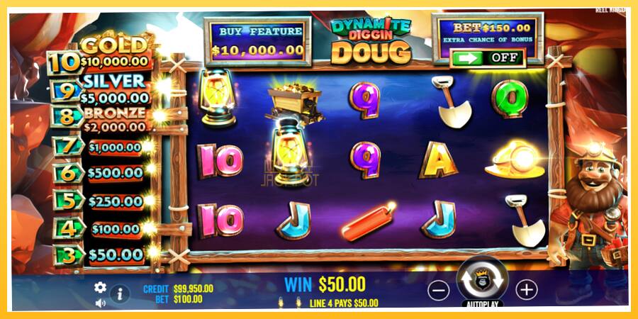 Игровой аппарат Dynamite Diggin Doug - игра на реальные деньги, картинка 3