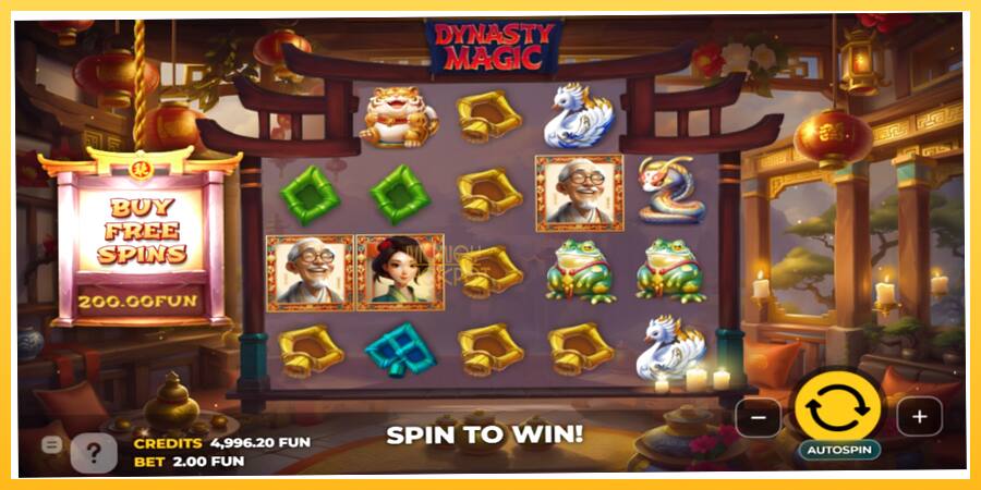 Игровой аппарат Dynasty Magic - игра на реальные деньги, картинка 2