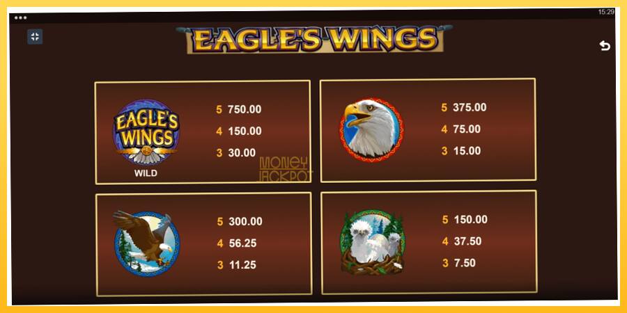 Игровой аппарат Eagles Wings - игра на реальные деньги, картинка 6