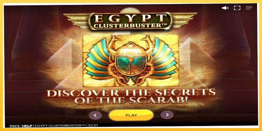 Игровой аппарат Egypt Clusterbuster - игра на реальные деньги, картинка 1