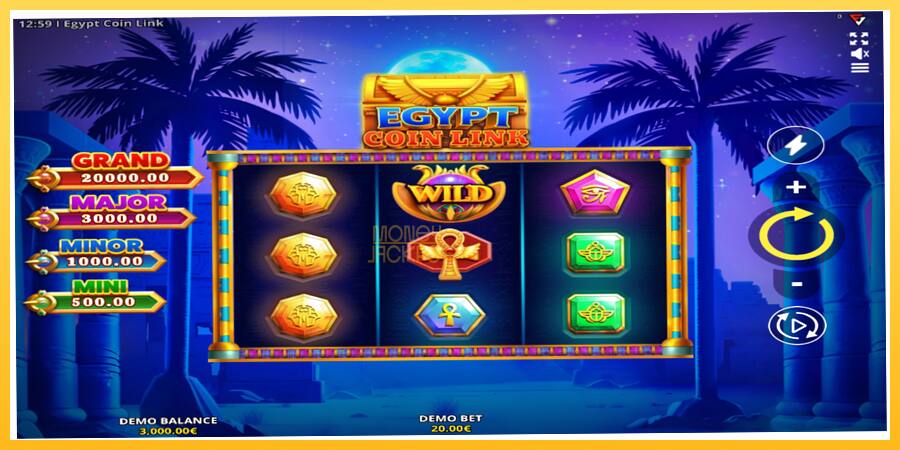 Игровой аппарат Egypt Coin Link - игра на реальные деньги, картинка 2