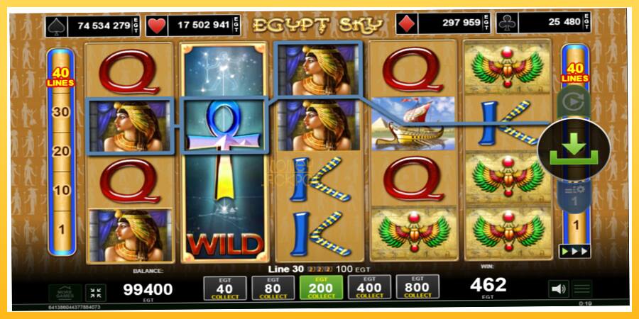 Игровой аппарат Egypt Sky - игра на реальные деньги, картинка 2