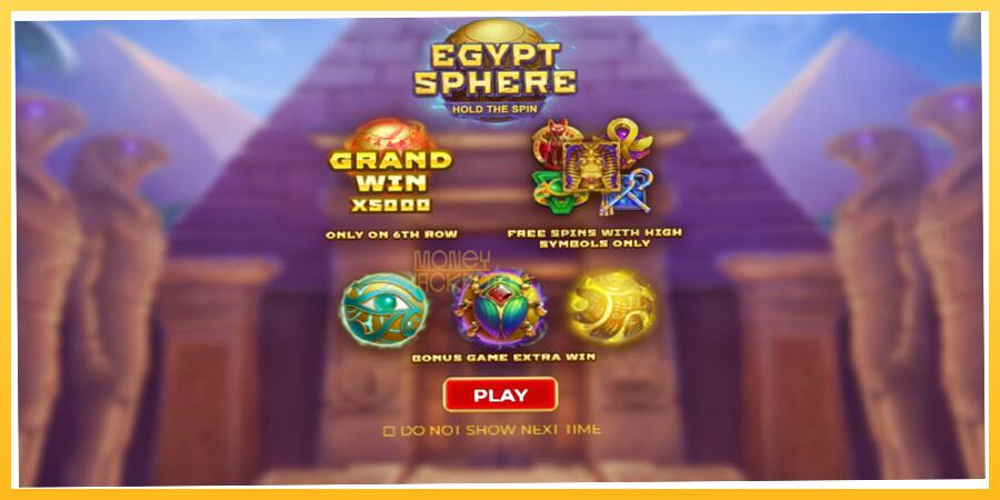 Игровой аппарат Egypt Sphere - игра на реальные деньги, картинка 1