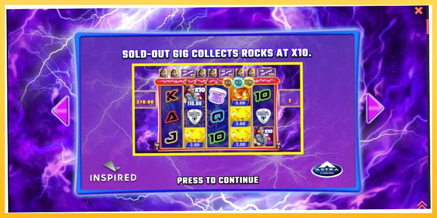 Игровой аппарат Electric Rocks - игра на реальные деньги, картинка 1