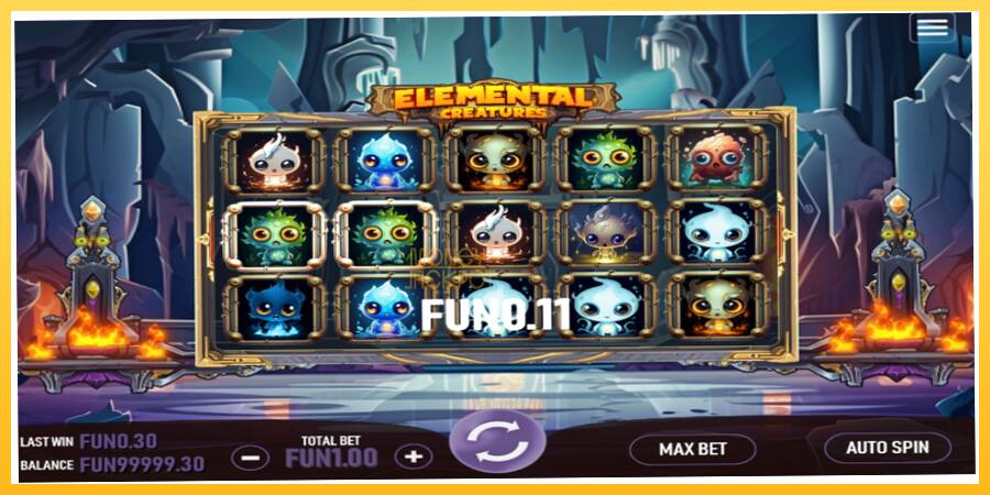 Игровой аппарат Elemental Creatures - игра на реальные деньги, картинка 3