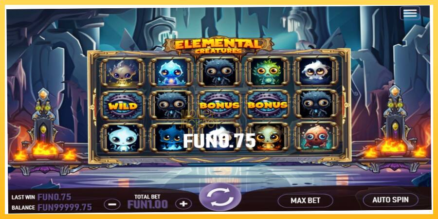 Игровой аппарат Elemental Creatures - игра на реальные деньги, картинка 4