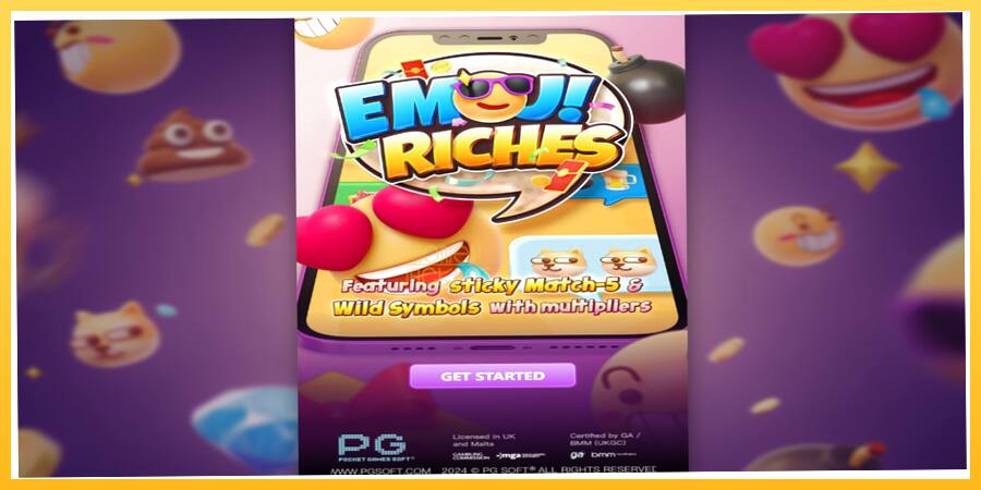 Игровой аппарат Emoji Riches - игра на реальные деньги, картинка 1