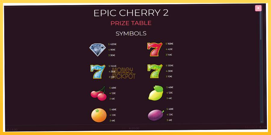 Игровой аппарат Epic Cherry 2 - игра на реальные деньги, картинка 5