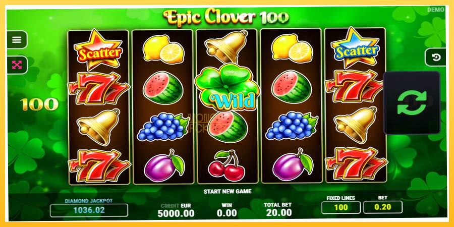 Игровой аппарат Epic Clover 100 - игра на реальные деньги, картинка 1