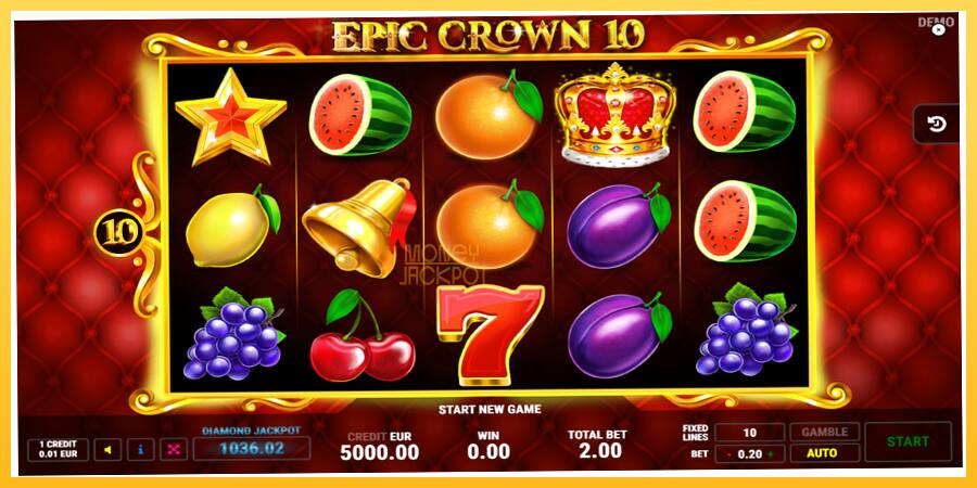 Игровой аппарат Epic Crown 10 - игра на реальные деньги, картинка 1