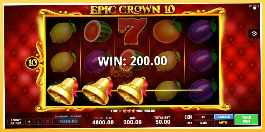 Игровой аппарат Epic Crown 10 - игра на реальные деньги, картинка 2