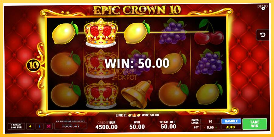 Игровой аппарат Epic Crown 10 - игра на реальные деньги, картинка 4